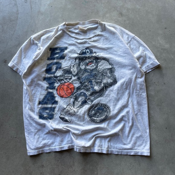 Caribbean Dream Other - Vintage Georgetown Hoyas T-Shirt Mens XL Caribbean Dream White Basketball 90s